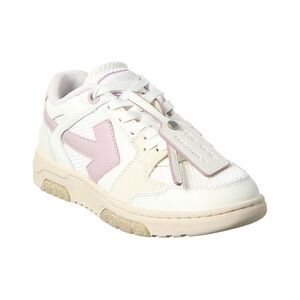 Off-White™ Out Of Office Slim Leather & Mesh Sneaker, White